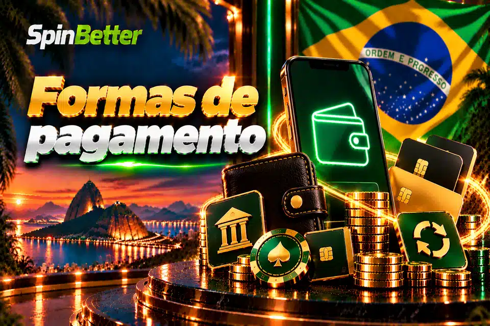 Conta SpinBetter Brasil, caixa e pagamentos